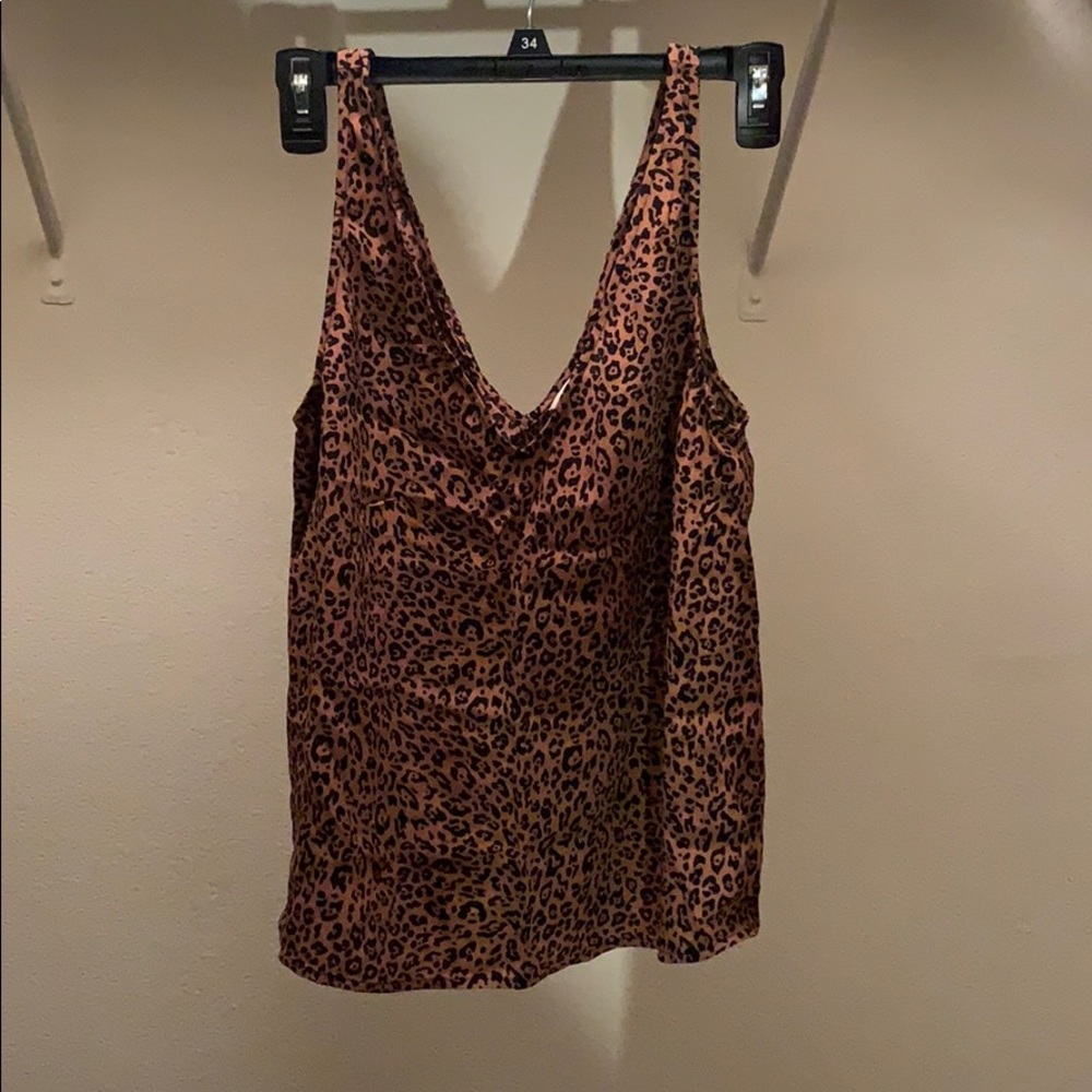 Cheetah Print Tank Top